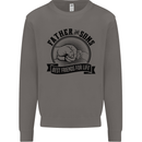 Father & Sons Best Friends Father's Day Mens Sweatshirt Jumper Charcoal