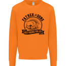 Father & Sons Best Friends Father's Day Mens Sweatshirt Jumper Orange