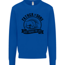 Father & Sons Best Friends Father's Day Mens Sweatshirt Jumper Royal Blue