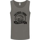 Father & Sons Best Friends Father's Day Mens Vest Tank Top Charcoal