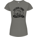 Father & Sons Best Friends Father's Day Womens Petite Cut T-Shirt Charcoal