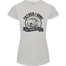 Father & Sons Best Friends Father's Day Womens Petite Cut T-Shirt Sports Grey