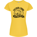 Father & Sons Best Friends Father's Day Womens Petite Cut T-Shirt Yellow