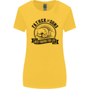 Father & Sons Best Friends Father's Day Womens Wider Cut T-Shirt Yellow