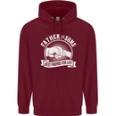Father & Sons Best Friends for Life Childrens Kids Hoodie Maroon