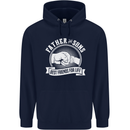Father & Sons Best Friends for Life Childrens Kids Hoodie Navy Blue