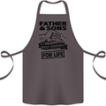 Father & Sons Best Friends for Life Cotton Apron 100% Organic Dark Grey