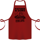 Father & Sons Best Friends for Life Cotton Apron 100% Organic Maroon