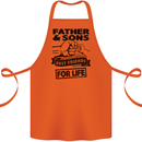 Father & Sons Best Friends for Life Cotton Apron 100% Organic Orange