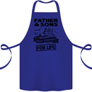 Father & Sons Best Friends for Life Cotton Apron 100% Organic Royal Blue