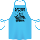 Father & Sons Best Friends for Life Cotton Apron 100% Organic Turquoise