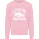 Father & Sons Best Friends for Life Kids Sweatshirt Jumper Light Pink