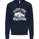 Father & Sons Best Friends for Life Kids Sweatshirt Jumper Navy Blue