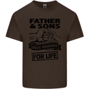 Father & Sons Best Friends for Life Kids T-Shirt Childrens Chocolate