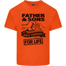 Father & Sons Best Friends for Life Kids T-Shirt Childrens Orange