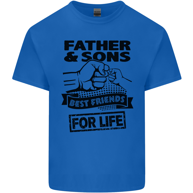 Father & Sons Best Friends for Life Kids T-Shirt Childrens Royal Blue