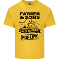 Father & Sons Best Friends for Life Kids T-Shirt Childrens Yellow