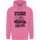 Father & Sons Best Friends for Life Mens 80% Cotton Hoodie Azelea