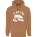 Father & Sons Best Friends for Life Mens 80% Cotton Hoodie Caramel Latte