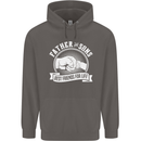 Father & Sons Best Friends for Life Mens 80% Cotton Hoodie Charcoal