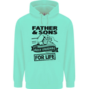 Father & Sons Best Friends for Life Mens 80% Cotton Hoodie Peppermint
