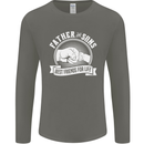 Father & Sons Best Friends for Life Mens Long Sleeve T-Shirt Charcoal
