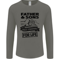 Father & Sons Best Friends for Life Mens Long Sleeve T-Shirt Charcoal