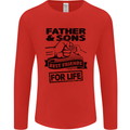 Father & Sons Best Friends for Life Mens Long Sleeve T-Shirt Red
