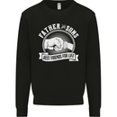 Father & Sons Best Friends for Life Mens Sweatshirt Jumper Black
