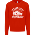 Father & Sons Best Friends for Life Mens Sweatshirt Jumper Bright Red