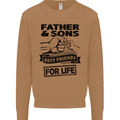 Father & Sons Best Friends for Life Mens Sweatshirt Jumper Caramel Latte