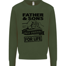 Father & Sons Best Friends for Life Mens Sweatshirt Jumper Forest Green