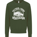 Father & Sons Best Friends for Life Mens Sweatshirt Jumper Forest Green