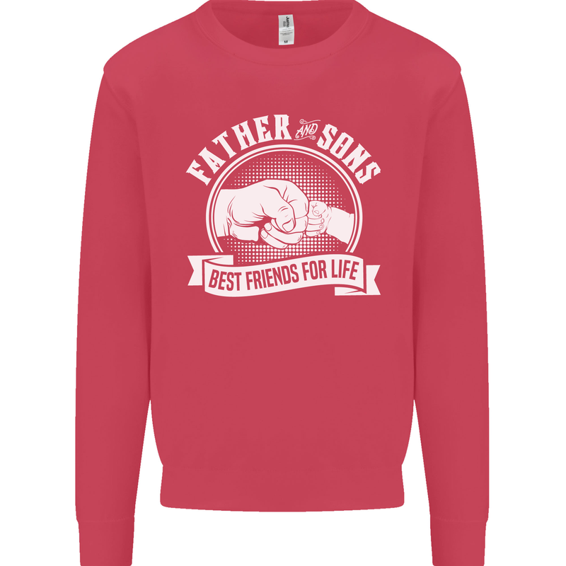 Father & Sons Best Friends for Life Mens Sweatshirt Jumper Heliconia