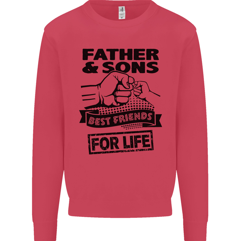 Father & Sons Best Friends for Life Mens Sweatshirt Jumper Heliconia