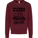 Father & Sons Best Friends for Life Mens Sweatshirt Jumper Maroon