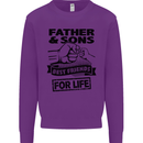 Father & Sons Best Friends for Life Mens Sweatshirt Jumper Purple