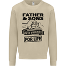 Father & Sons Best Friends for Life Mens Sweatshirt Jumper Sand