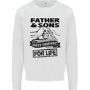Father & Sons Best Friends for Life Mens Sweatshirt Jumper White