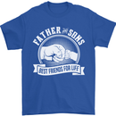 Father & Sons Best Friends for Life Mens T-Shirt Cotton Gildan Royal Blue