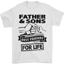 Father & Sons Best Friends for Life Mens T-Shirt Cotton Gildan White