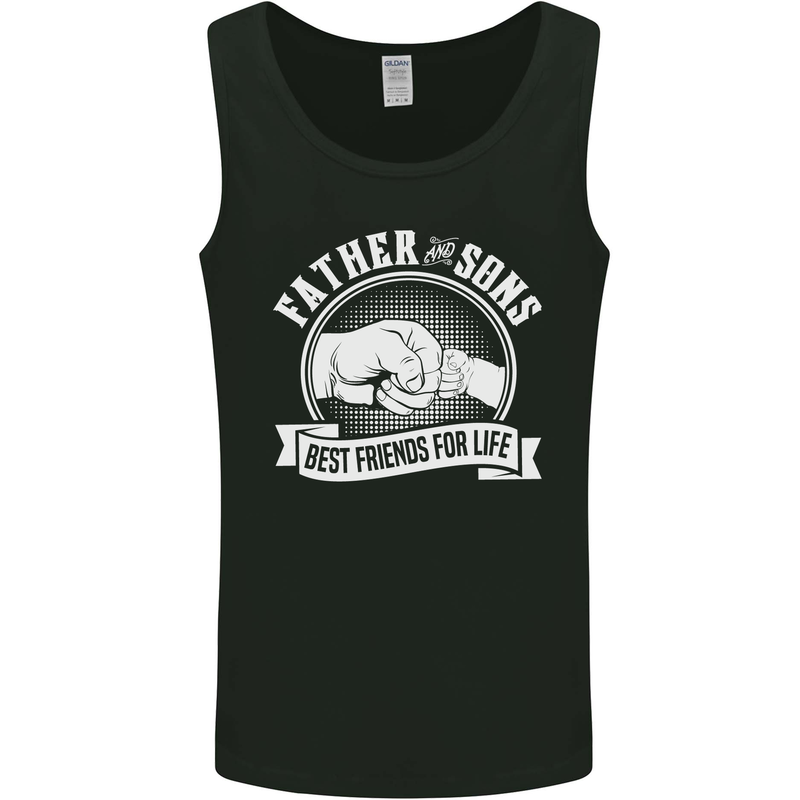Father & Sons Best Friends for Life Mens Vest Tank Top Black