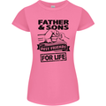 Father & Sons Best Friends for Life Womens Petite Cut T-Shirt Azalea