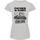 Father & Sons Best Friends for Life Womens Petite Cut T-Shirt Sports Grey