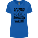 Father & Sons Best Friends for Life Womens Wider Cut T-Shirt Royal Blue
