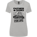 Father & Sons Best Friends for Life Womens Wider Cut T-Shirt Sports Grey
