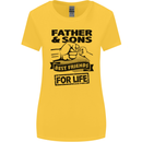 Father & Sons Best Friends for Life Womens Wider Cut T-Shirt Yellow