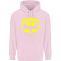 Father's Day Beer Man Funny Alcohol Mens 80% Cotton Hoodie Light Pink