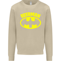 Father's Day Beer Man Funny Alcohol Mens Sweatshirt Jumper Sand