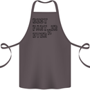 Father's Day Best Farter Ever Funny Farting Cotton Apron 100% Organic Dark Grey